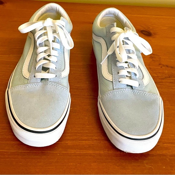 Vans Shoes Powder Blue Vans Poshmark